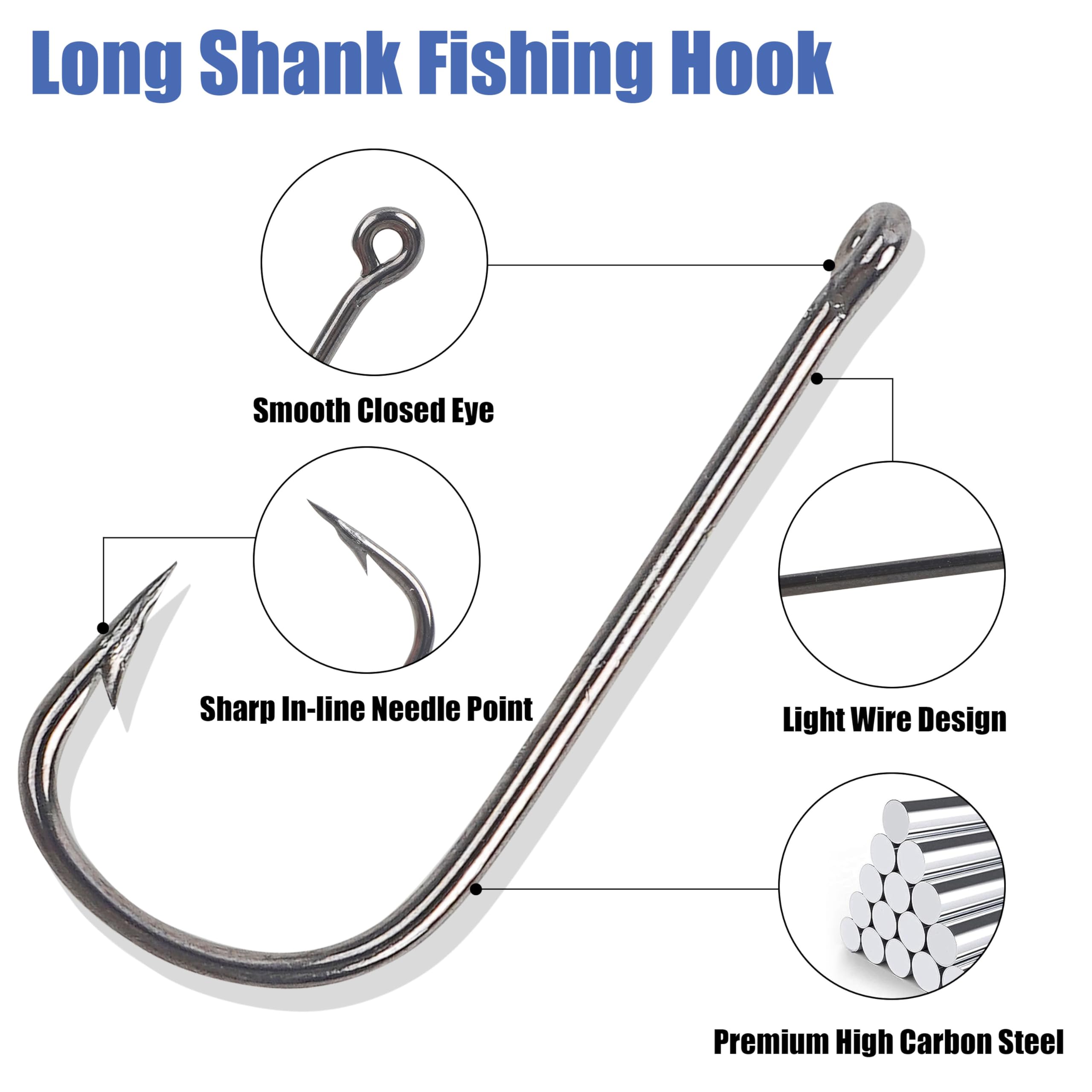 Amazon.com : Crappie Panfish Fishing Hooks 150pcs Aberdeen Long Shank High Carbon Steel Fish Hooks for Sunfish Small Bass Trout Freshwater 8# 6# 4# 2# 1# 1/0 : Sports & Outdoors Amazon.com : Crappie Panfish Fishing Hooks 150pcs Aberdeen Long Shank High Carbon Steel Fish Hooks for Sunfish Small Bass Trout Freshwater 8# 6# 4# 2# 1# 1/0 : Sports & Outdoors