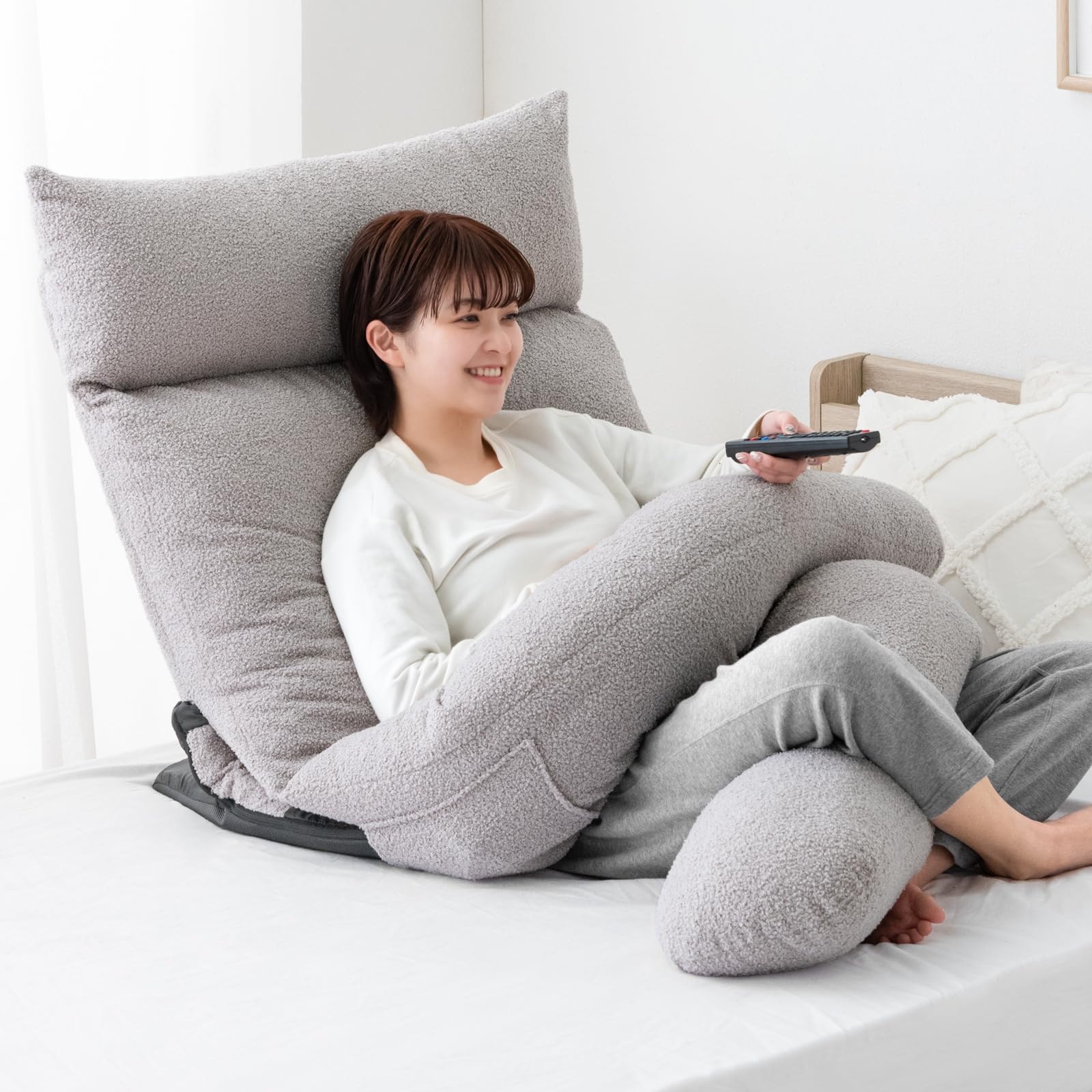 Amazon｜タンスのゲン ベッドで、暮らす。ハグ座椅子(R
