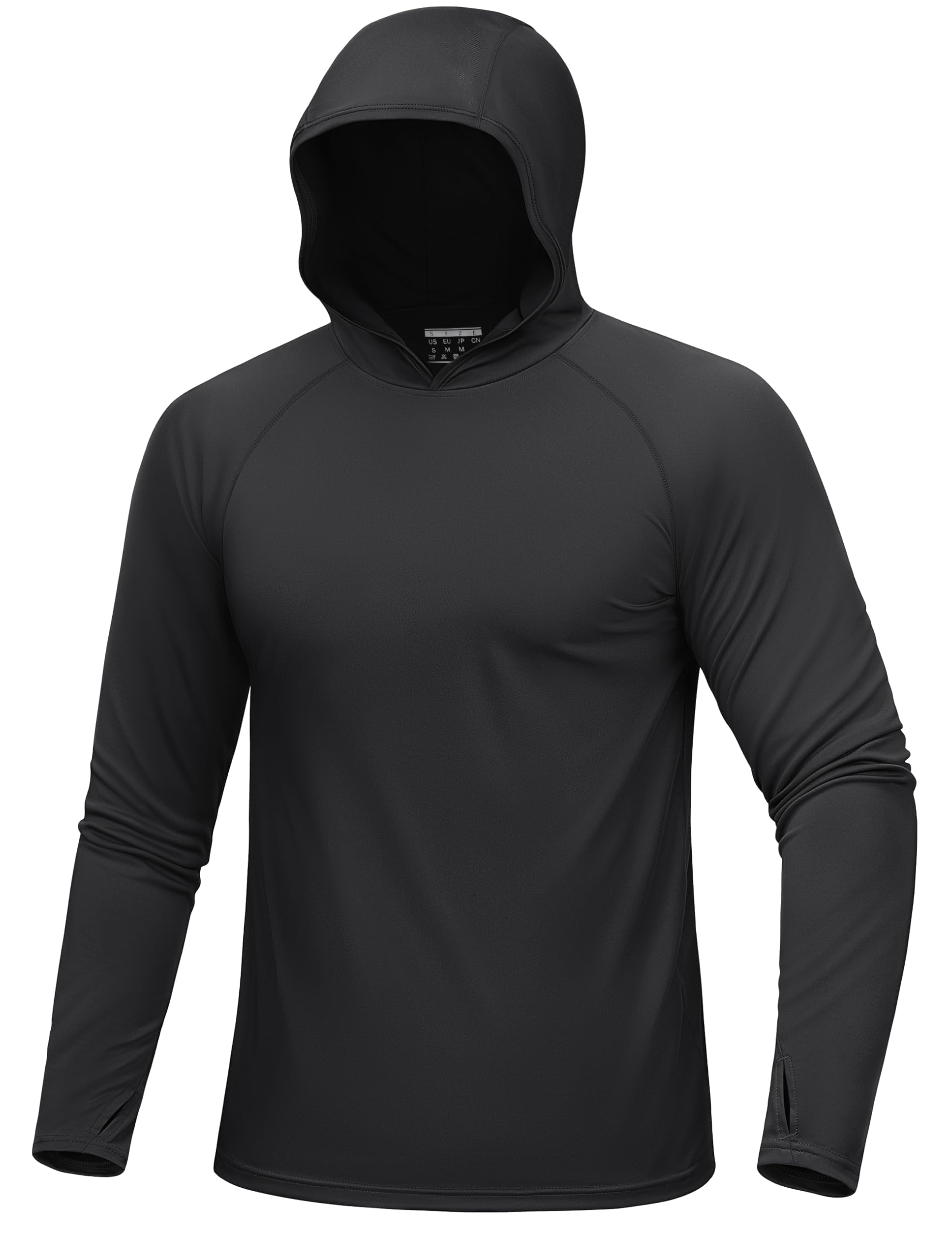 MAGCOMSEN Men's Rash Guard Hoodie UPF 50+ Sun Protection Uv T Shirts Long Sleeve Athletic Quick Dry Shirts