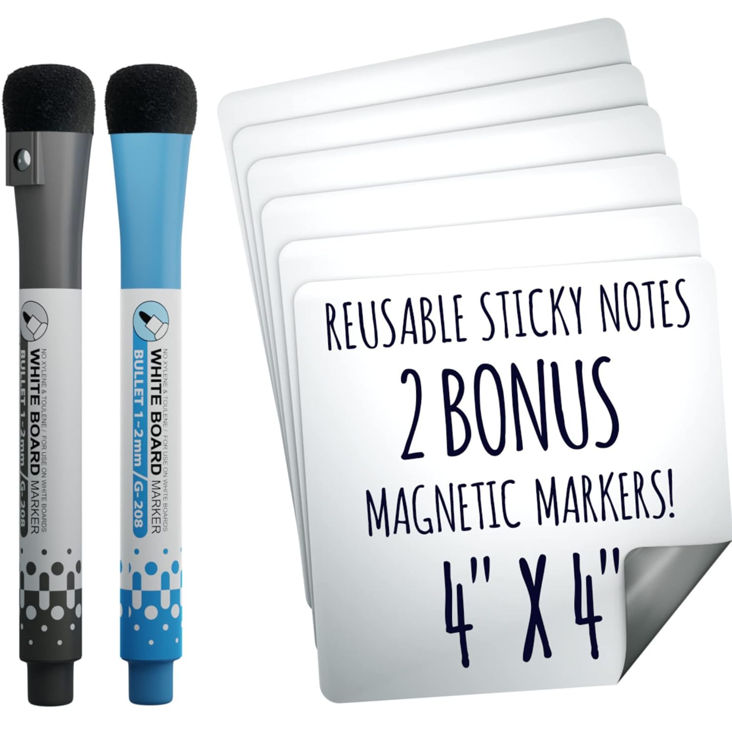 Dry Erase Sticky Notes Reusable Whiteboard Sticker Replacing Paper