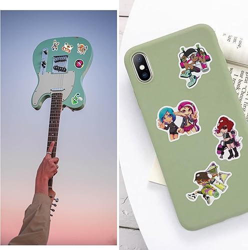 Miniatura 4 de Calcomanías de juego Splash (100 unidades), calcomanías de juegos de dibujos animados, mercancía, regalos para suministros de fiesta, decoraciones