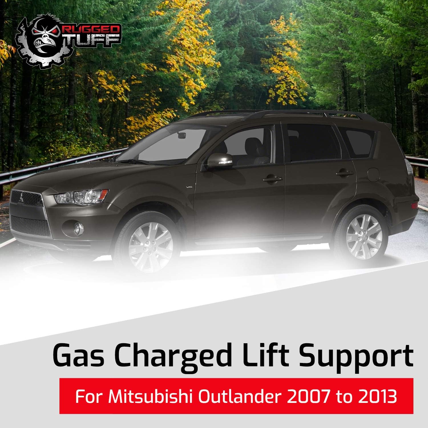 Lift Support Shocks Struts for 2007 2008 2009 2010 2011 2012 2013 Mitsubishi Outlander Rear Trunk Hatch Liftgate Door 7026 PM3194 5802A008 Gas Springs Arms Pair (2 Qty) Excludes Sport Model
