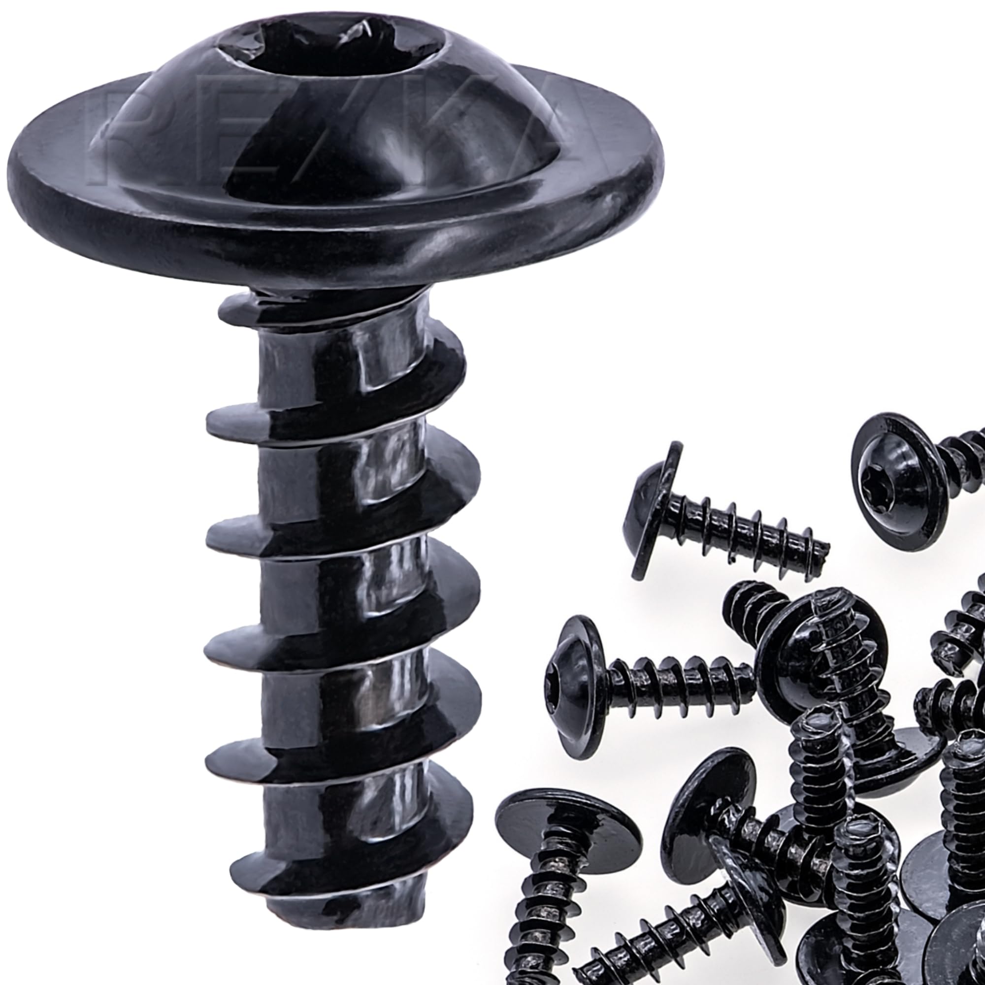 Rexka 15pcs M5.2-2.2×14mm Torx Truss Head Door Trim Panel Pillar Trim Screw for VW Audi N90829803 A3 A4 A5 A6 Golf Jetta -Pillar Molding/Interior