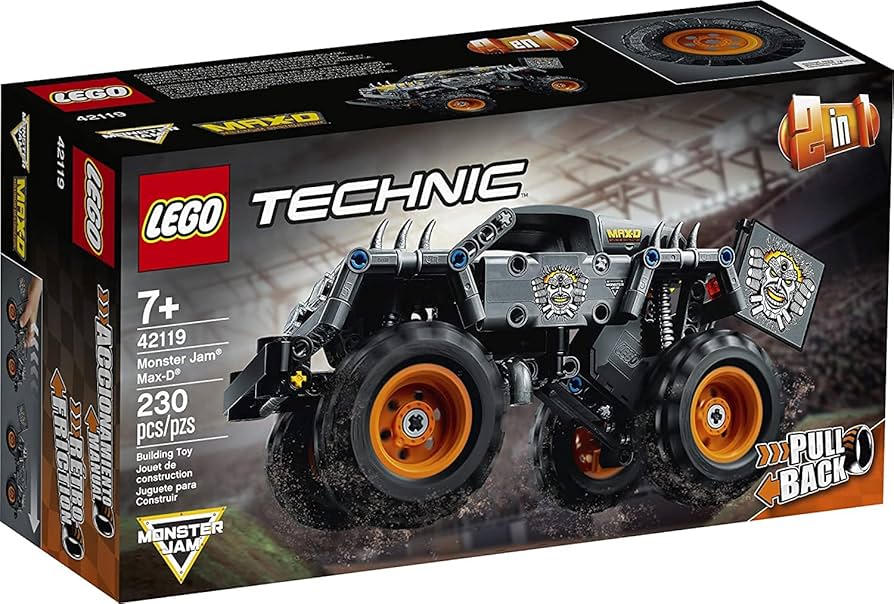 ⭐︎ Amazon.com: LEGO Technic Monster Jam Max-D 42119 Model