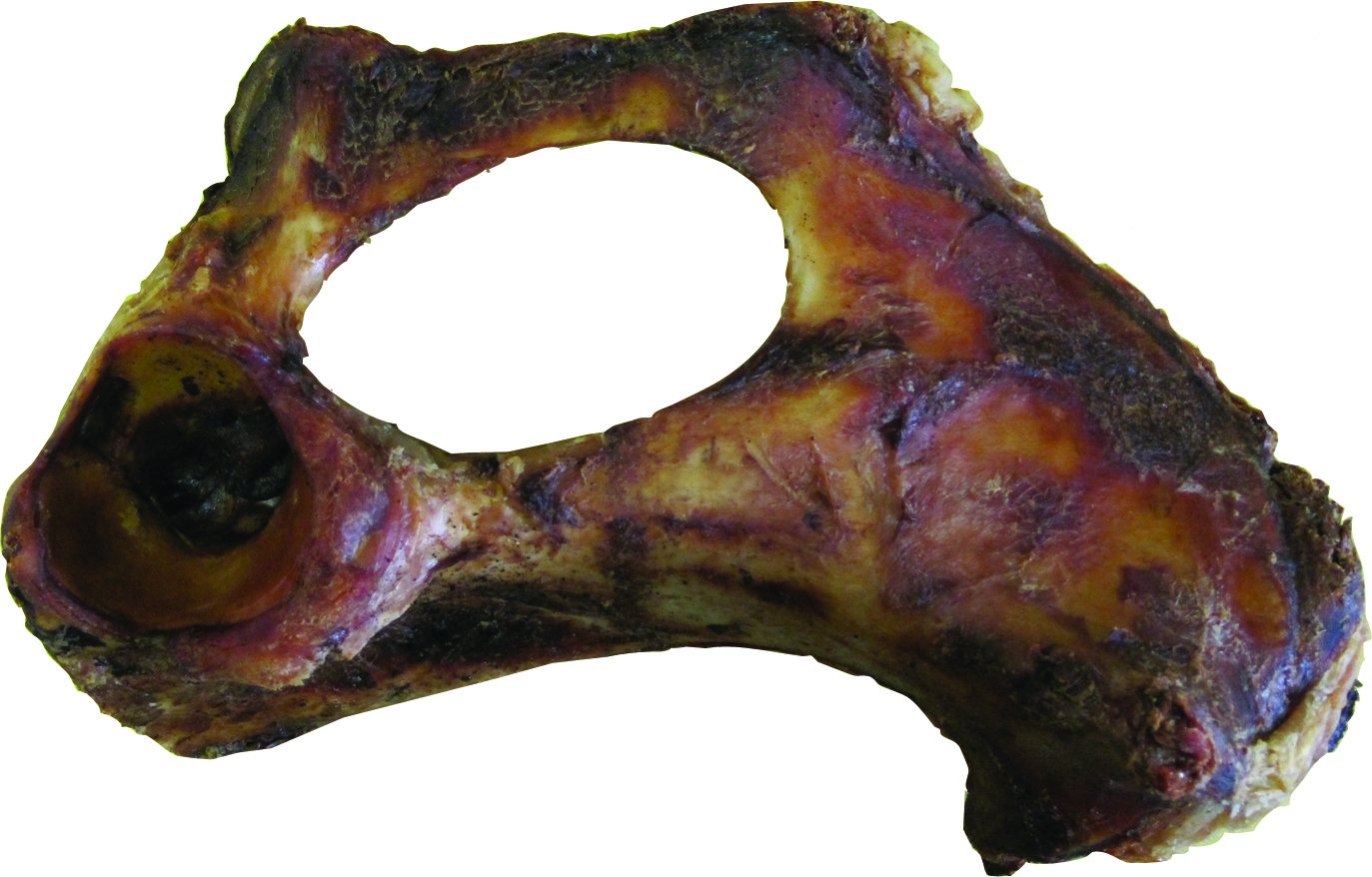 Nature's Own Pet Chews Smoked Jumbo Hip Bone - Nature'S Own Healthy Pet Chews For Dogs - Beef Flavored - Smoked At Low Temperature For A Heartier Bone