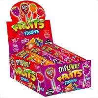 Pirulito Neon de Futas DipLoko Palito que Brilha no Escuro - Danilla foods