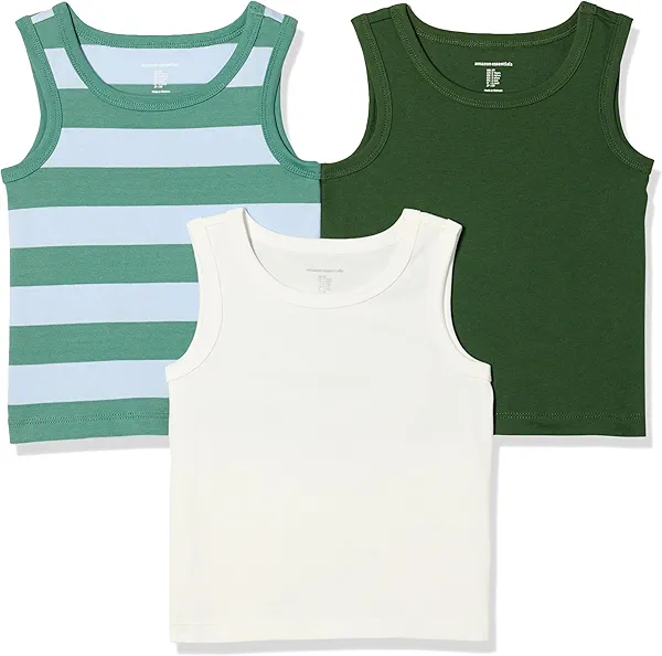 Amazon Essentials Boys Tank Tops