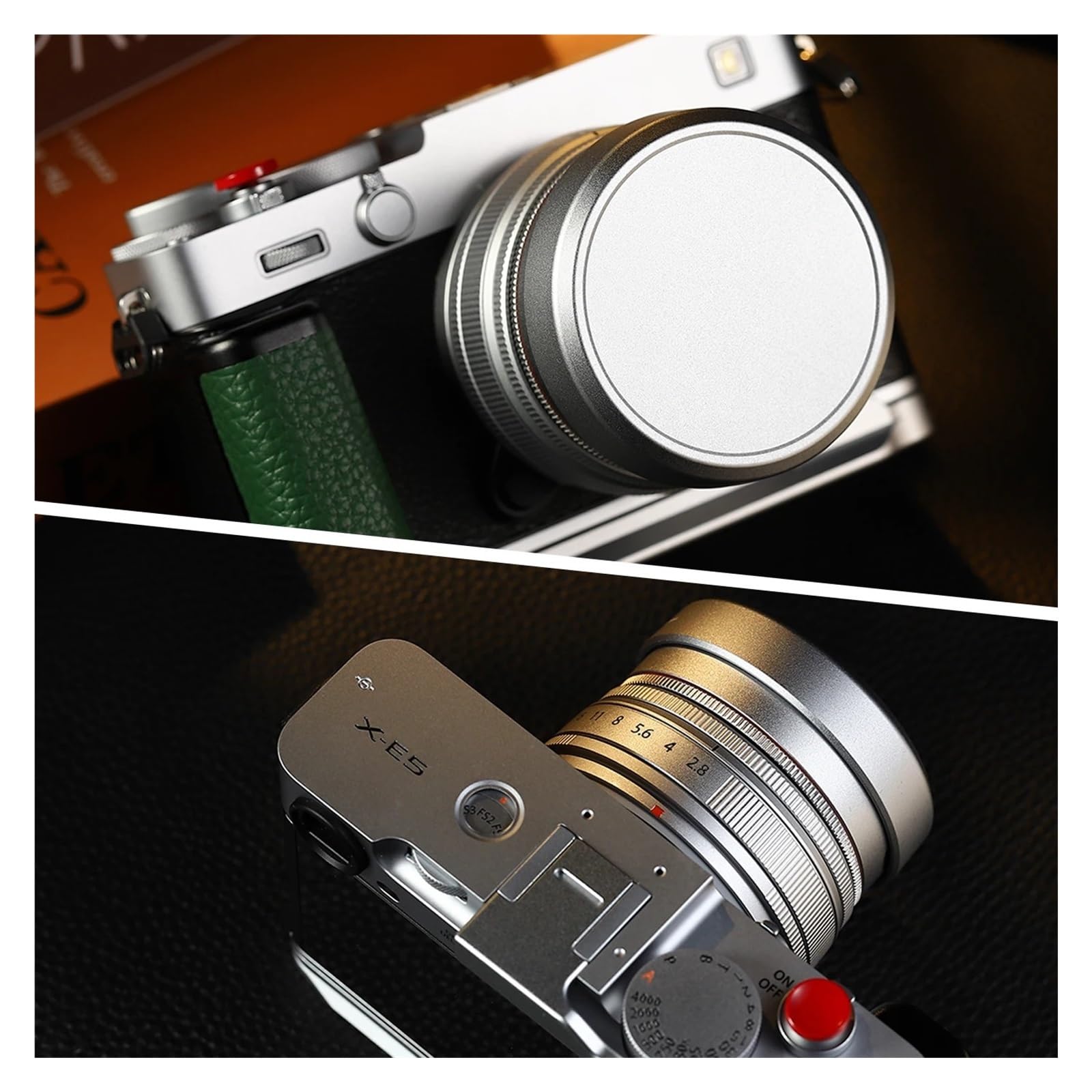 Camera Lens Hood, Compatible con Parasol Fujifilm XF 23 de 27 mm.