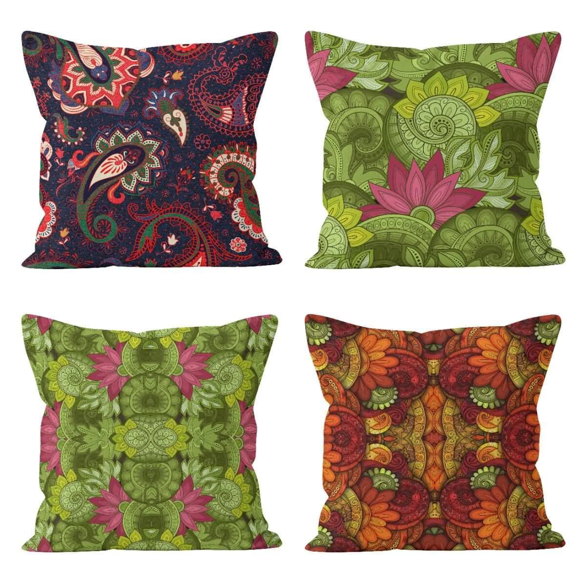 Housse coussin oriental pour embellir votre terrasse et salon de jardin rétro
