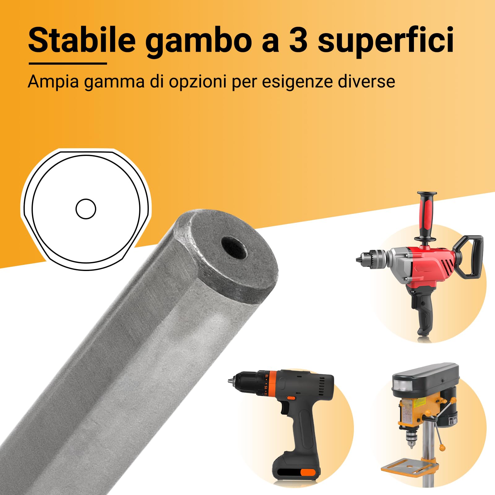 Svasatore per Metallo M35 Cobalto Ø 6,3-20,5 mm | Set Svasatori per Legno 90° HSS-E 3 Taglienti 6pcs per Acciaio Inox, Ferro, Alluminio, Rame, Plastica