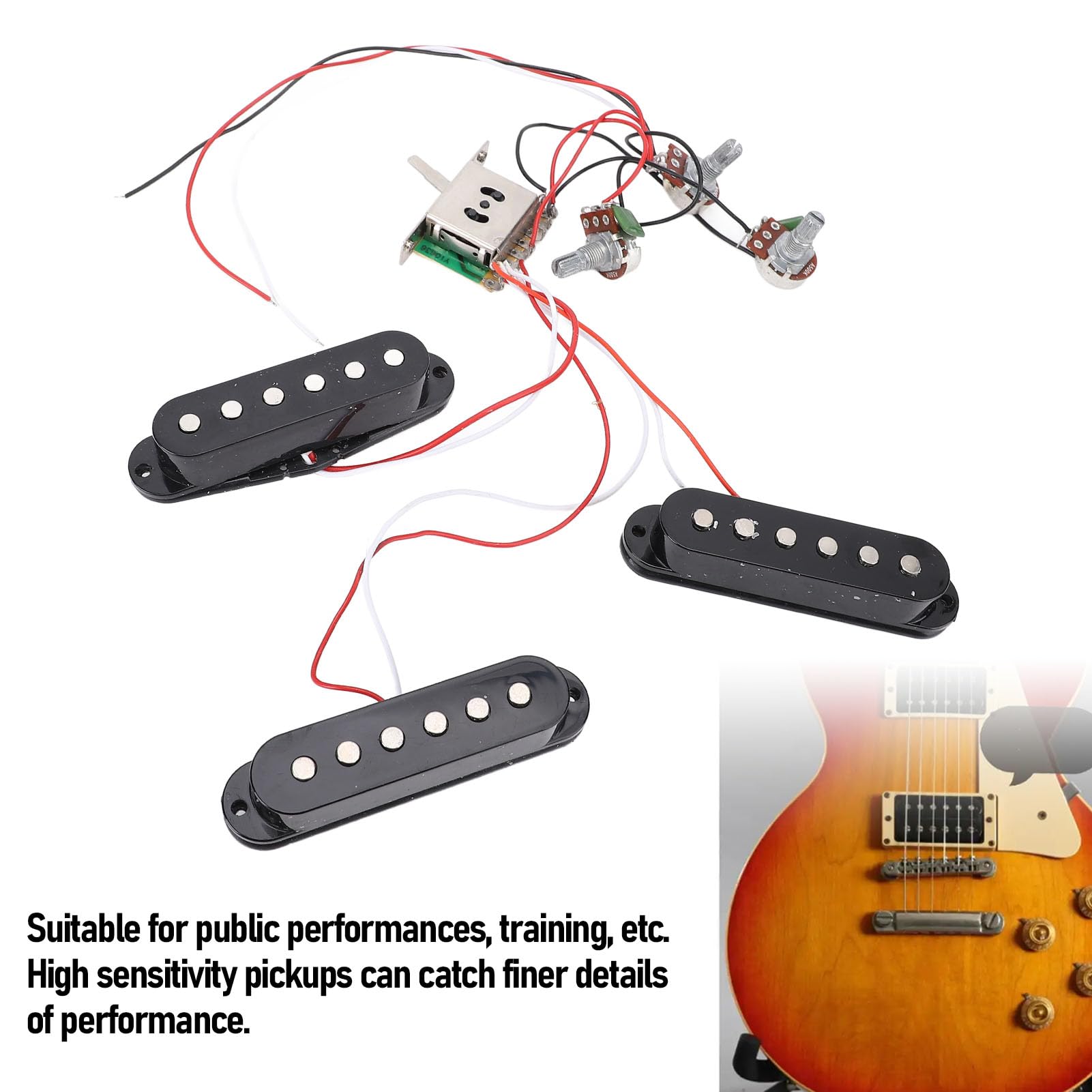 Amazon | エレクトリックギターピックアップ、シングルコイル