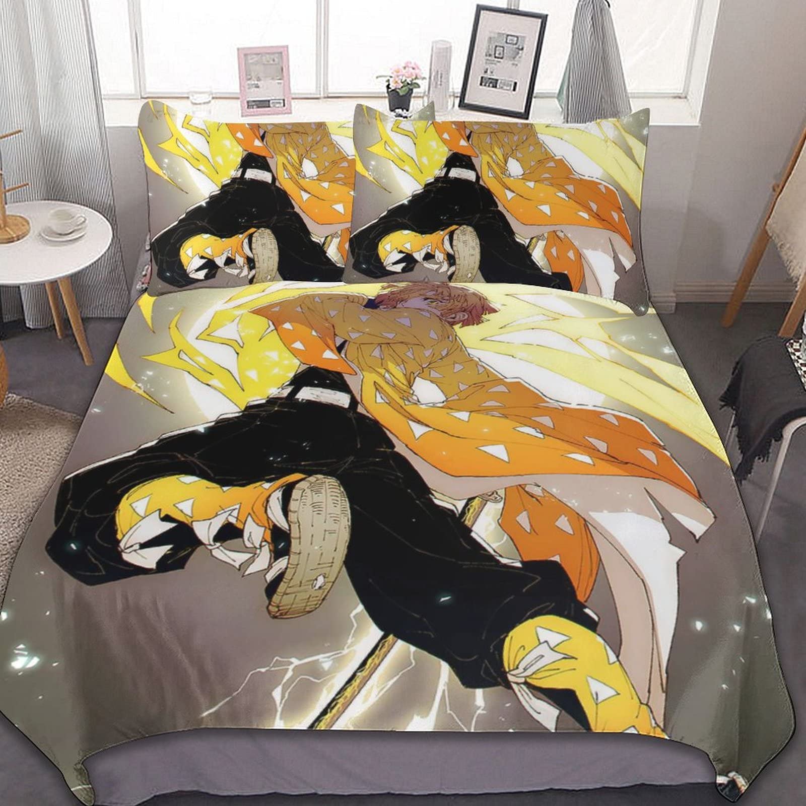 寝具 シングル 3点セット ベッドシーツ 掛け布団カバー 鬼滅の刃 Amazon｜鬼滅刃 布団カバー 3点セット 寝具カバーセット