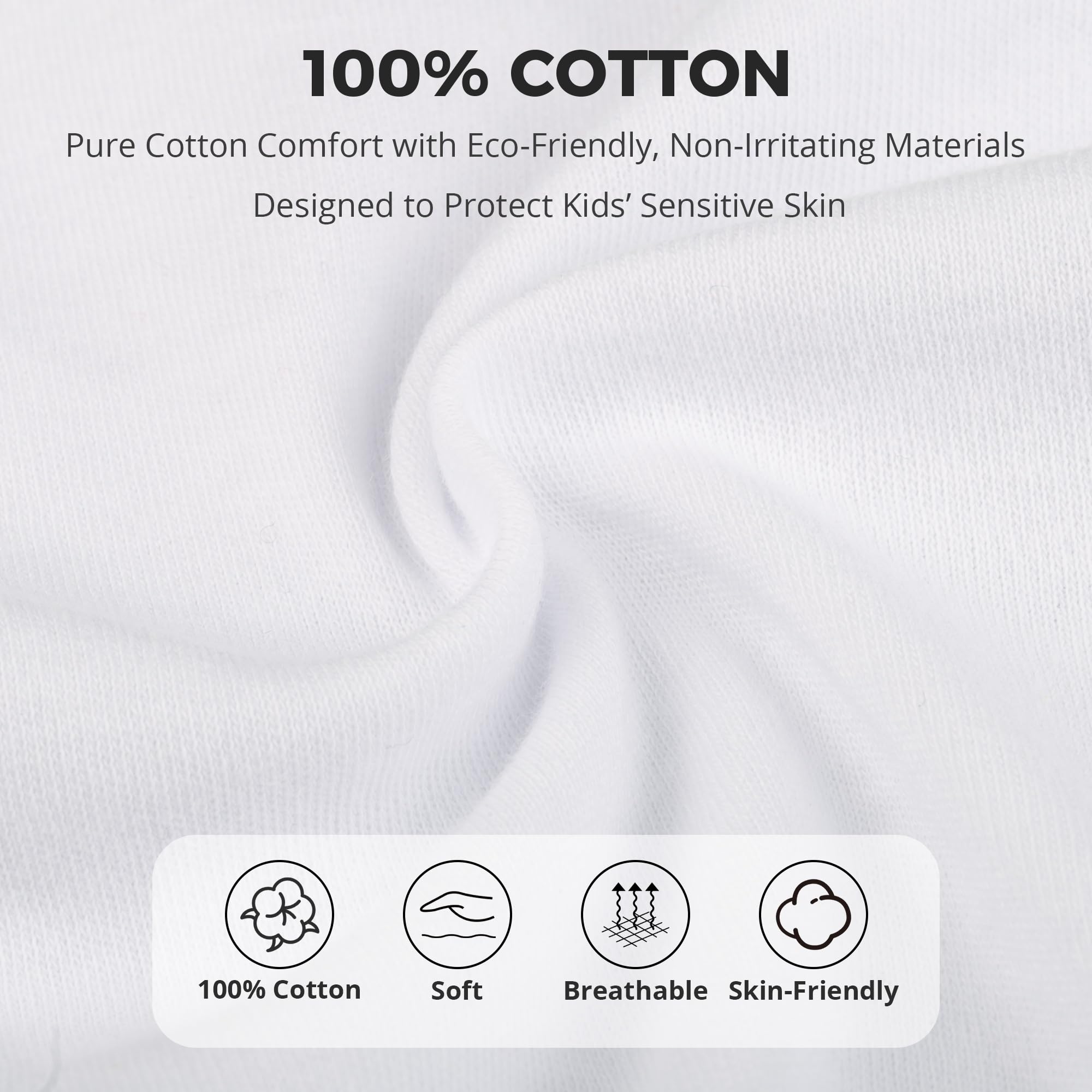 BIG ELEPHANT 6er-Pack Töpfchentraining Unterwäsche für Kleinkinder – 100% Baumwolle Lernhose für Jungen & Mädchen, Waschbare Trainingsunterhose im Boxer-Stil - 4