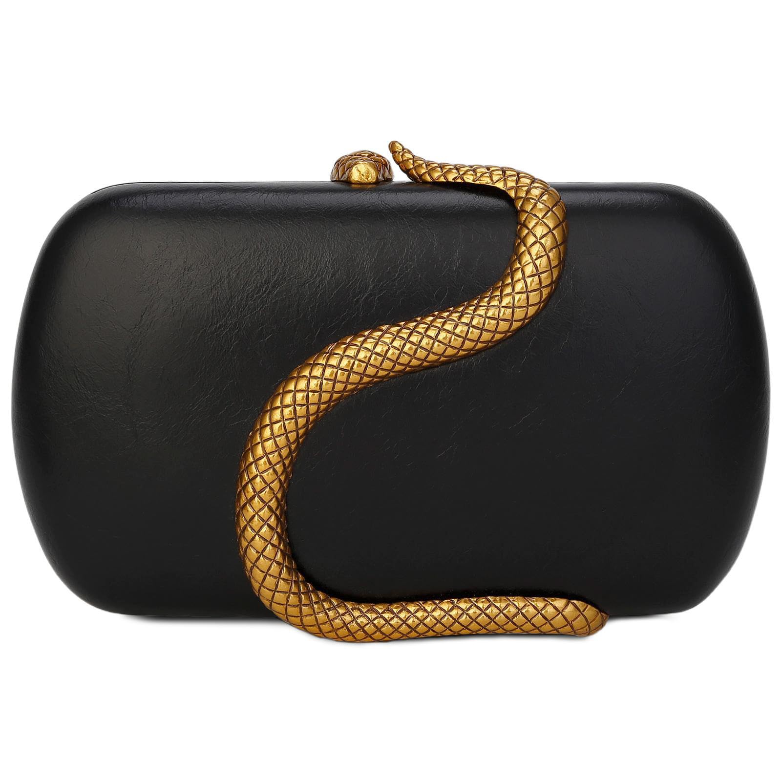 Sac à main mariage femme pochette de soirée chaîne simili cuir pour fête - 8