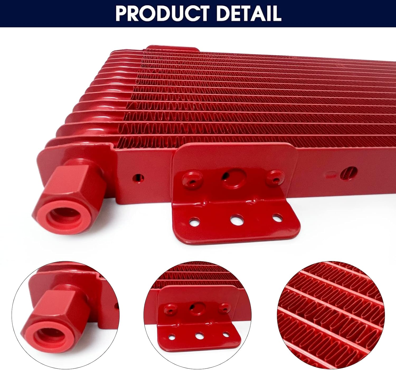 Low Pressure Drop Trans Cooler 40K Transmission Oil Cooler Kit 47391 Compatible with Heavy Duty 40,000 GVW Max including Mounting Hardware, Towing Applications and Advanced Cooling Protection LPD47391