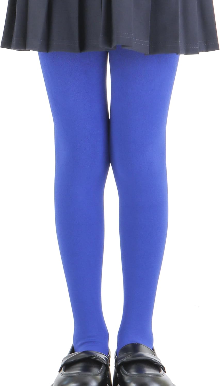 Girls Colorful Fleece Lined Tights Kids Warm Thermal Tights - Image 5