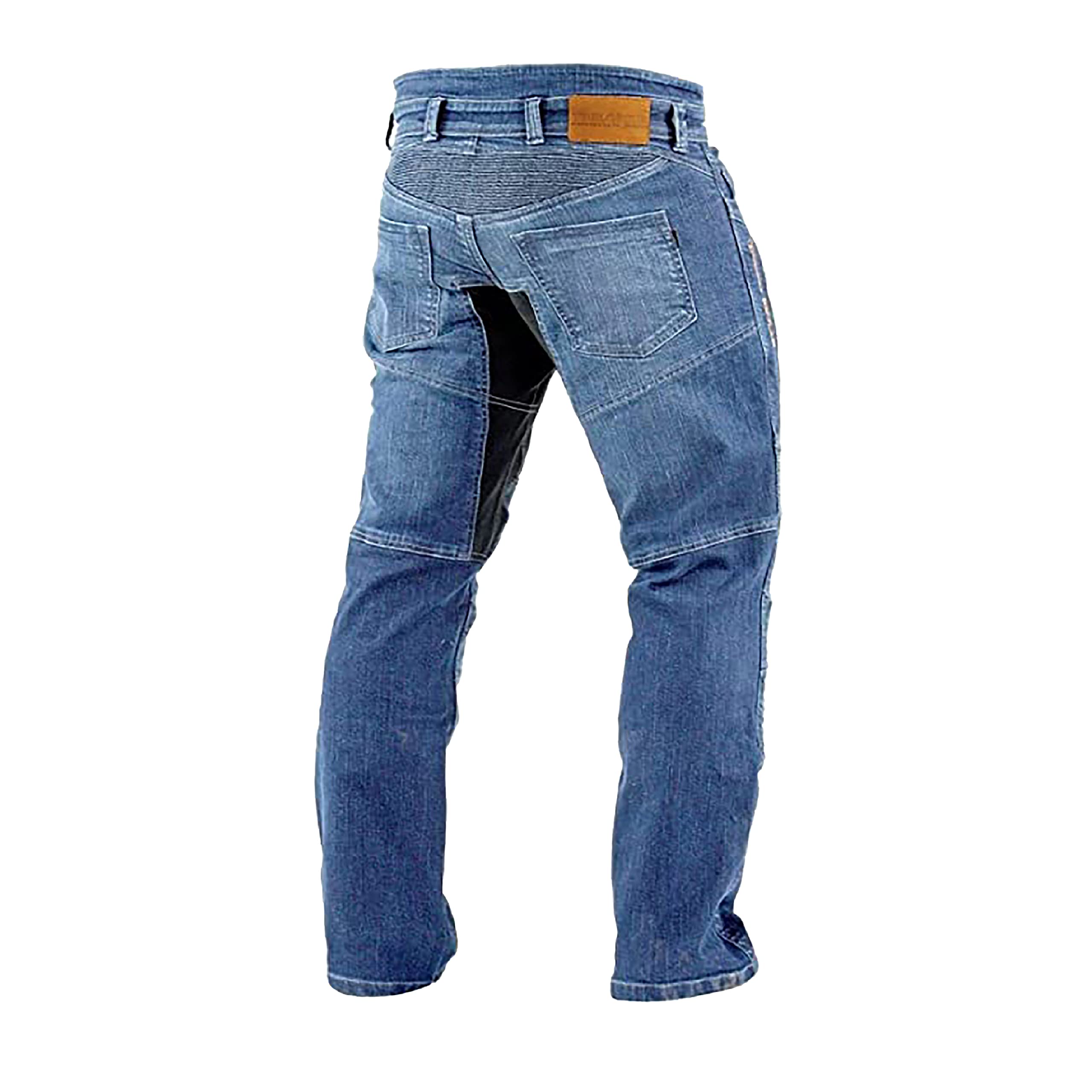 WinNet Jeans da Moto con Inserti in Kevlar Anti Abrasione da Uomo