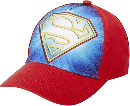 DC Comics Boys' Super Hero Baseball Cap - 3D Superman, Batman, Justice League Hat (2T-7)
