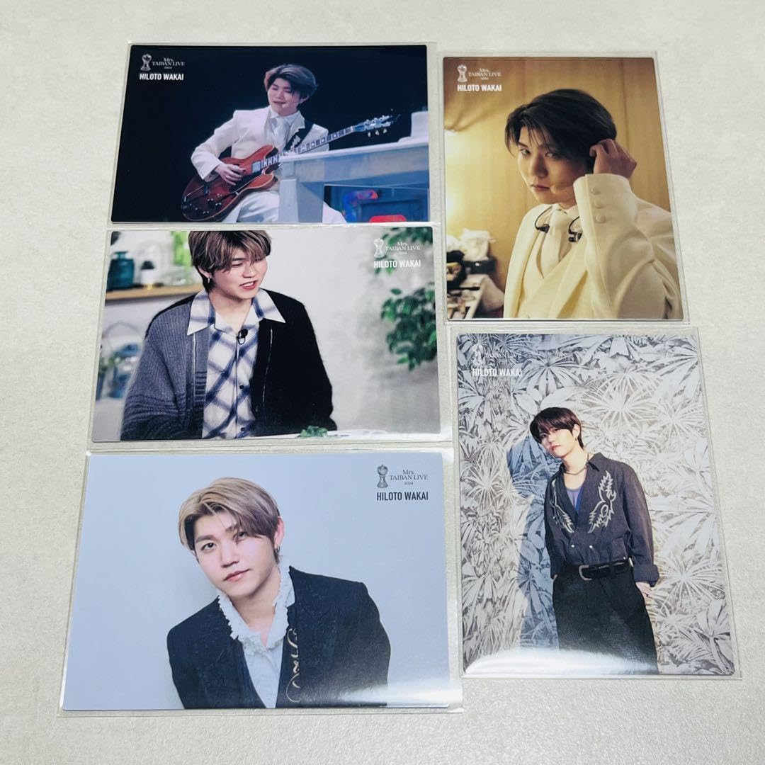 激レア】若井滉斗 MGA特別カード 激レア】ミセスグリーンアップル ホワイトラウンジ フォト 若井滉斗 クスシキ フォトカード35枚セット