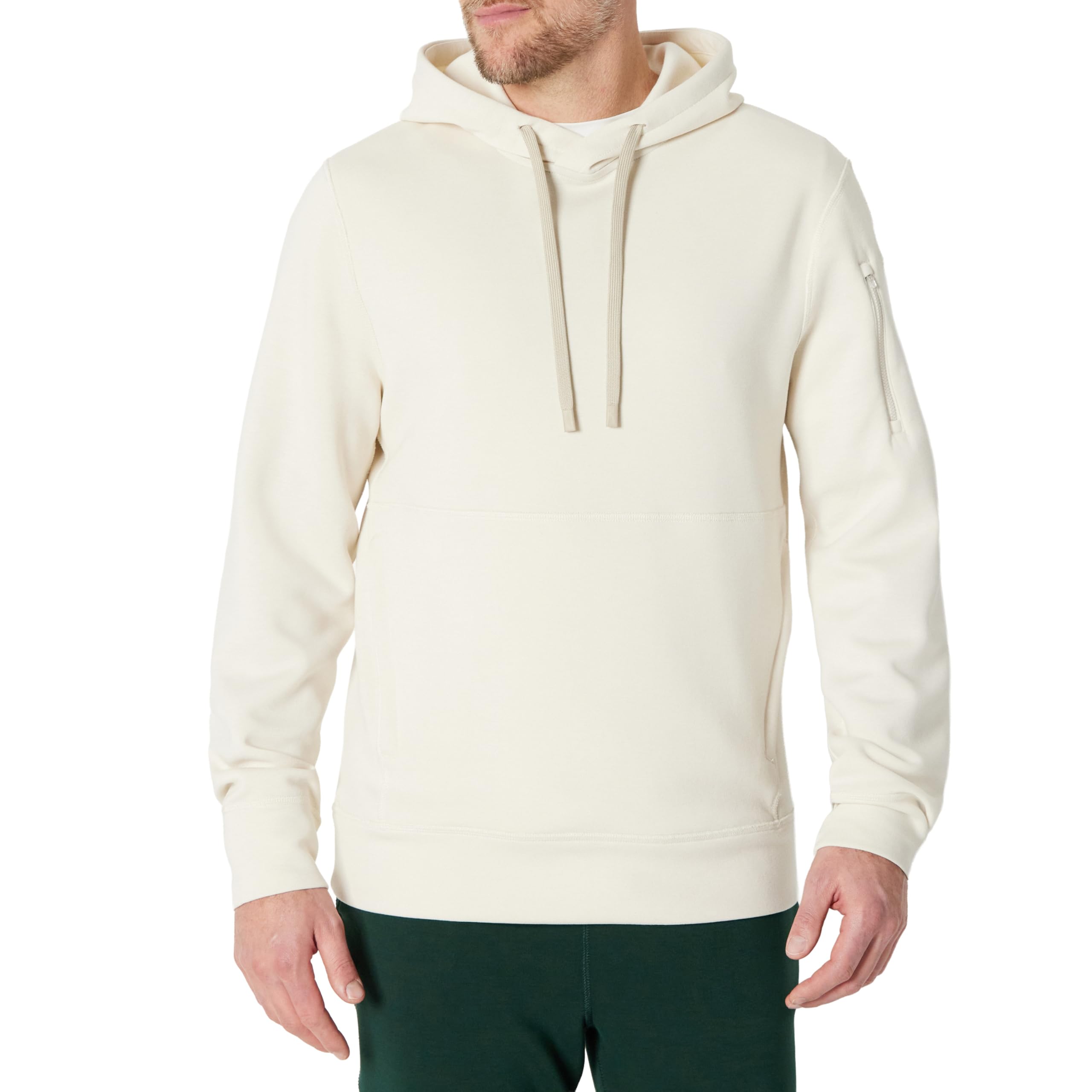 Amazon Essentials Men's Active Sweat Relaxed-Fit Hoodie, Light Beige, XX-Large