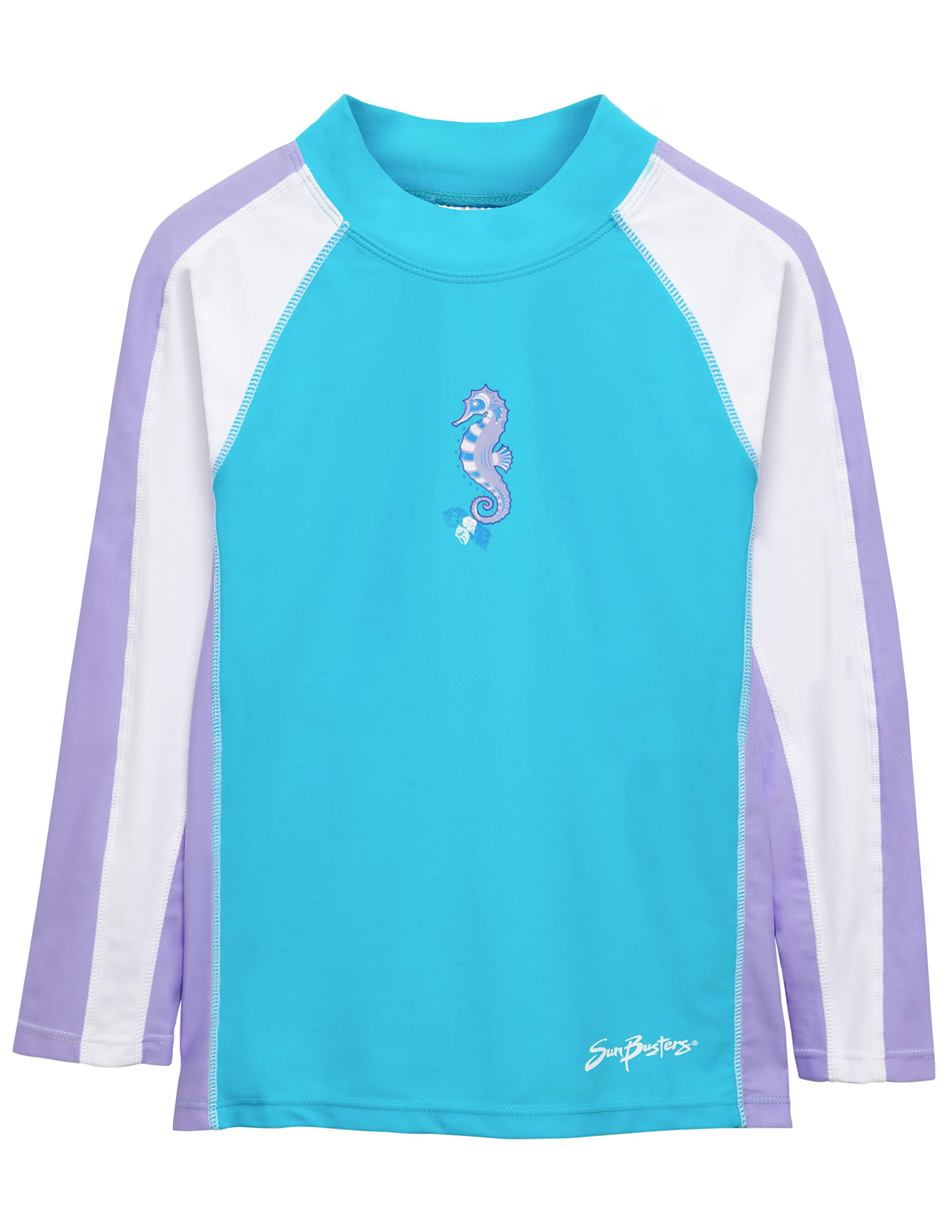 Girls Long Sleeve Rash Guard 12 mos - 12 yrs, UPF 50+ Sun Protection