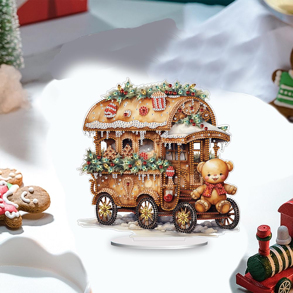 AZURAOKEY Kit D'art Diamant à Faire Soi-même, Miroir Mandala, Forme