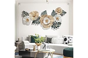 3D Ginkgo Leaf Metal Wall Art: Modern Elevated Elegance for Living Spaces