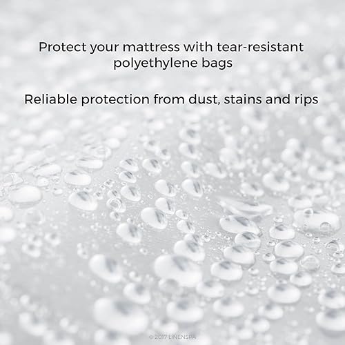 Miniatura 6 de Linenspa Bolsa de colchón para mudanza, bolsa de almacenamiento de colchón con doble cierre adhesivo, más pesado, QueenFull
