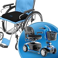 Vista 9 de Almohadillas de silla de ruedas ventiladas Everlasting Comfort para alivio de presión - Cojín de asiento de silla de ruedas de espuma viscoelástica