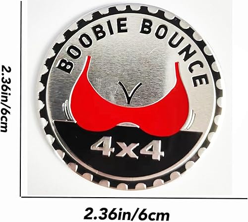 Miniatura 2 de 4 x 4 emblemas de metal para automóvil, emblemas de metal 3D, calcomanías redondas para insignias de automóvil, calcomanías compatibles con Jeep