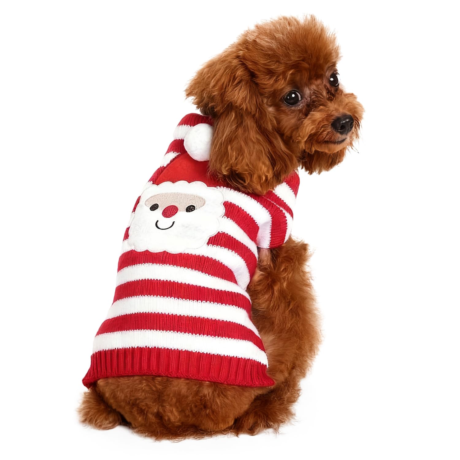 Christmas Dog Sweater Holiday Knitwear Warm Pet Clothes for Medium Large Dogs and Cats(M-1Pc), style 3