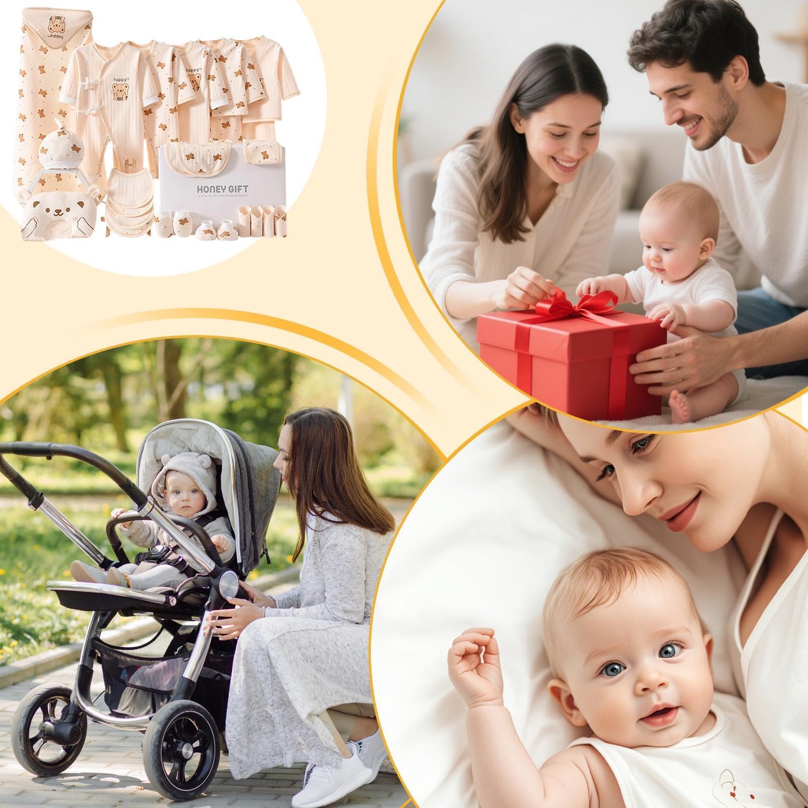 Generisch Kinderbekleidung | Niedlicher Bodysuit aus Baumwolle - Kleidungssets für kleine Mädchen,für Fotografie Geschenkregistrierung Geburtstag Babyparty Mama zu Hause