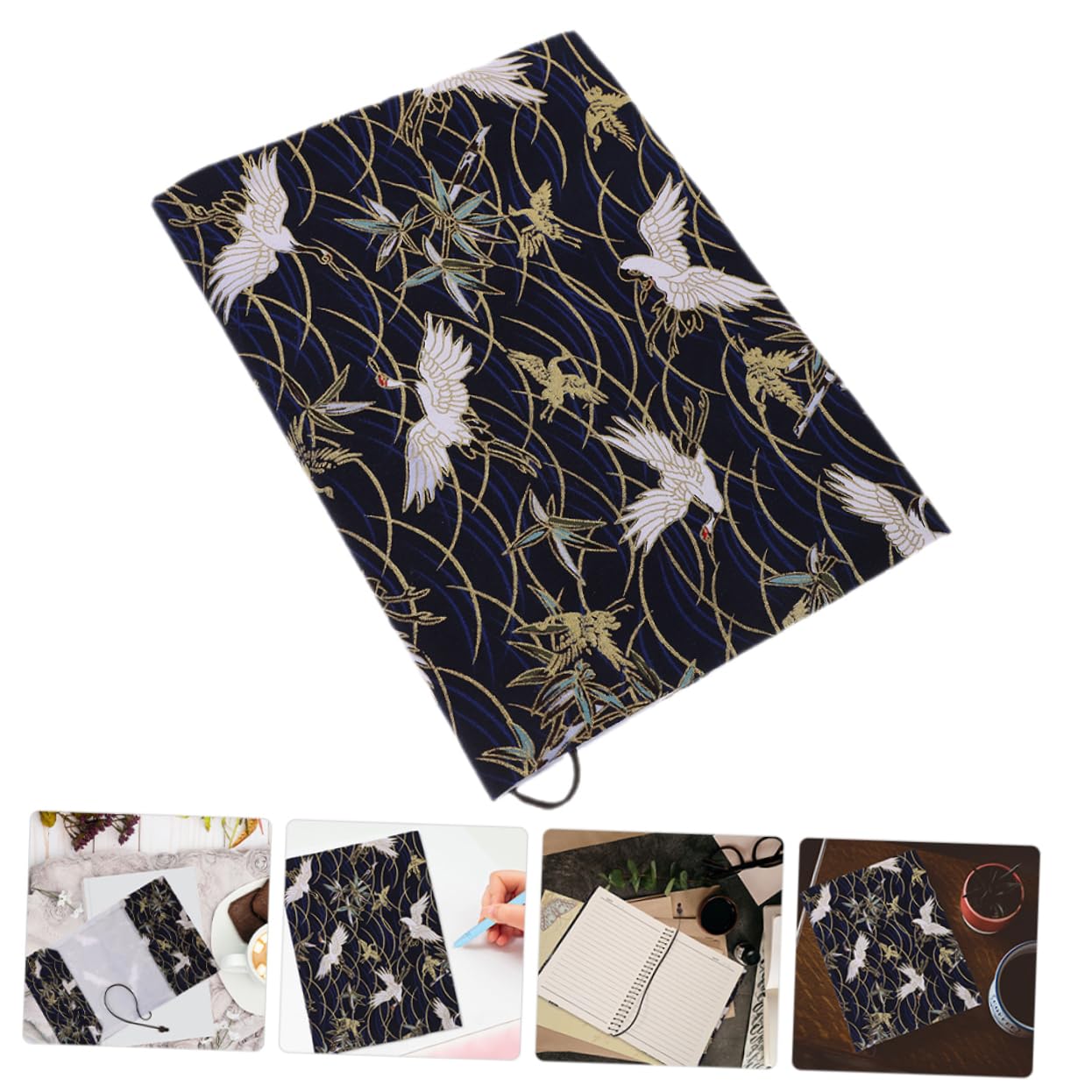 4 Pezzi Copertina Decorativa per Libri Premium Maniche Protettive per Libri Quaderni e Resistente Graffi e Strappi Facile Utilizzare Elegante per Studenti e Amanti Della
