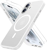 Vista 27 de Miracase - Funda magnética para iPhone 13 de 6.1 pulgadas (compatible con MagSafe) (con 2 protectores de pantalla), protección de grado militar