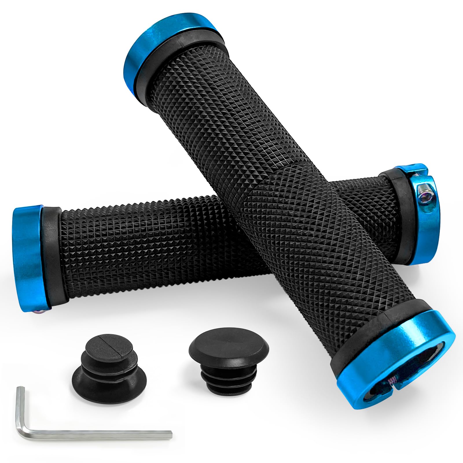 Ergonomic Bicycle Grips,22mm Universal Bike Handlebar,Handlebar Grip for MTB/BMX/Mountain/Folding Bike/Urban Bikes/Scooter