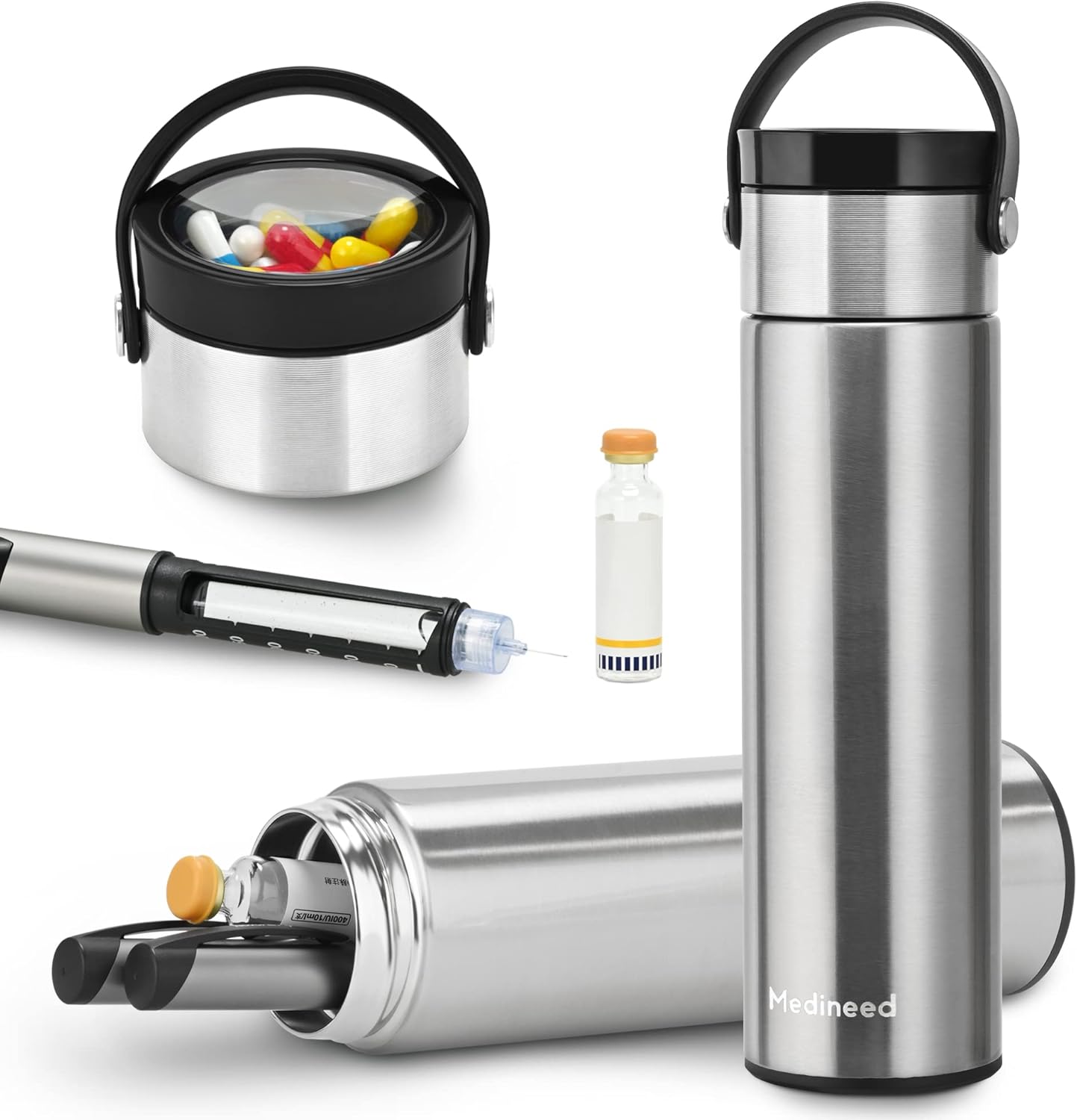 Medineed Medicine Travel Cooler Insulin Pen Cooler Diabetic Travel Case