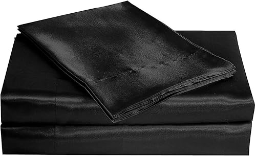 Sábanas divididas - Juego de sábanas de satén de 5 piezas de 600 hilos para camas ajustables con bolsillo de 21 pulgadas de profundidad (King Sábanas divididas - Juego de sábanas de satén de 5 piezas de 600 hilos para camas ajustables con bolsillo de 21 pulgadas de profundidad (King