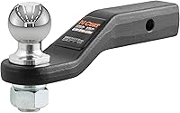 CURT 45331 Heavy-Duty Loaded Ball Mount, 2-5/16" Ball, 15,000 lbs GTW, 2" Drop, Fits 2" Receiver