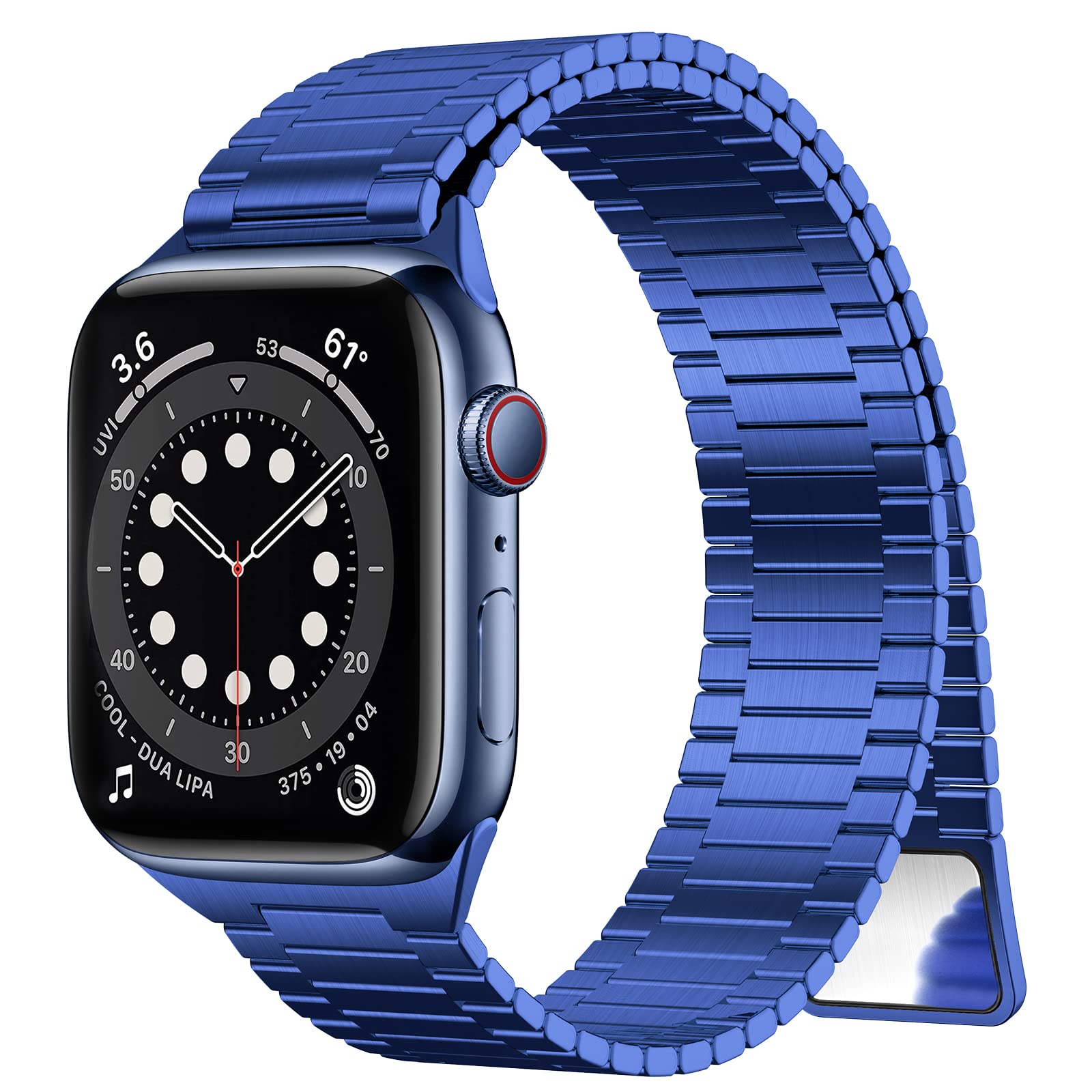 AMSKY Bracelet Magnétique Compatible avec Apple Watch 44mm 45mm 42mm 41mm 40mm 49mm 38mm, Bracelet de Rechange Réglable en Acier Inoxydable Compatible avec iWatch Series Se Ultra 9 8 7 6 5 4 3 2 1