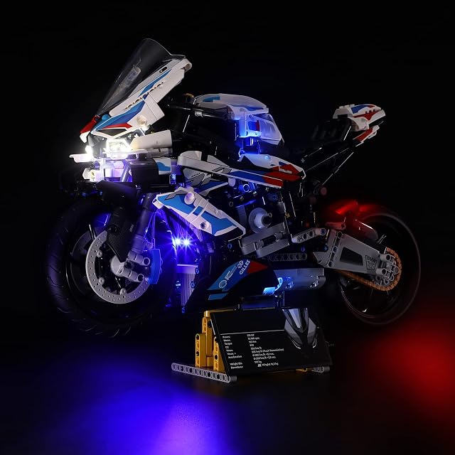 LIGHTAILING Led Light Compatible With Lego 42130 Technic 1000 RR Building Blocks Model - NOT Included The Model Set