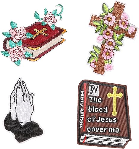 Parches para planchar con parches bordados compatibles con la ropa pantalones de mezclilla camisetas con capucha marrón