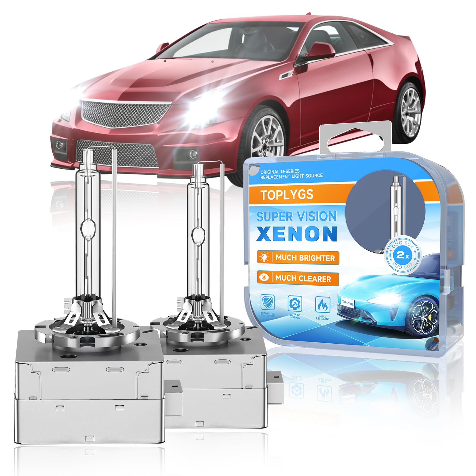 Amazon.com: TOPLYGS D1S HID Xenon Headlight Bulb Fit for Cadillac