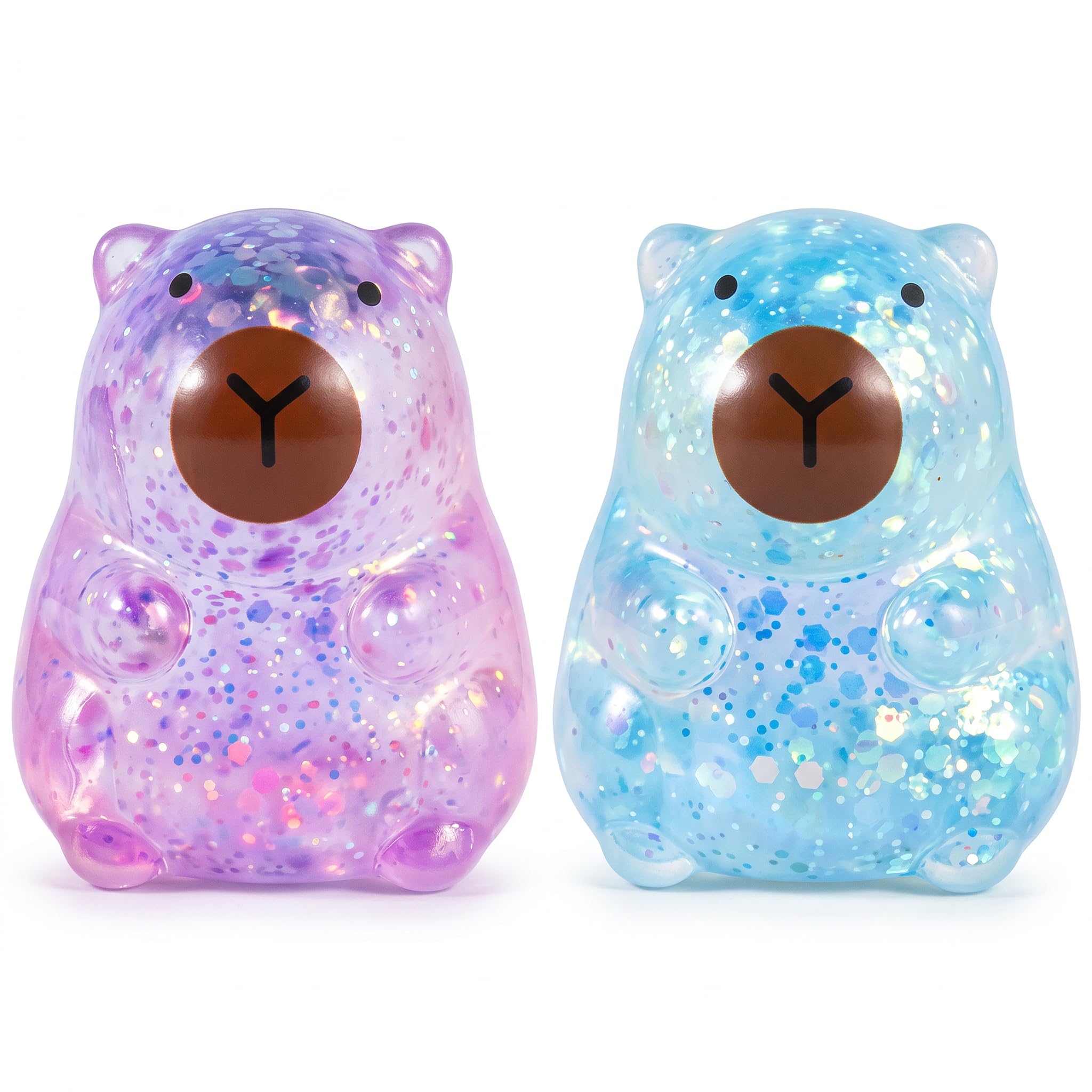 2PCS Animal Squishy Toys, Animals Fidget Slow Rising Sensory Squeeze Toys