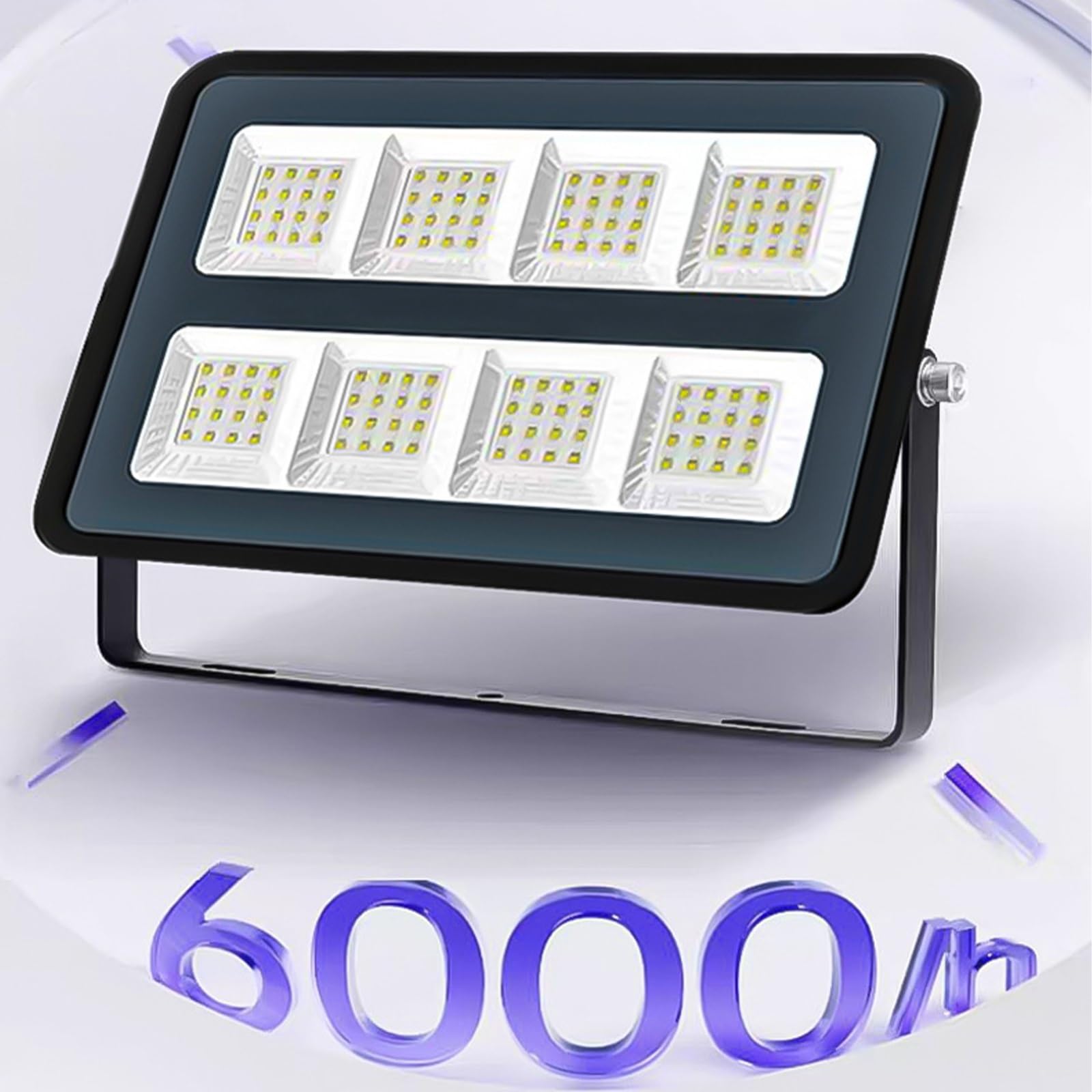 Proiettore ultra luminoso da 50-400 W in alluminio, IP65 for cortile, giardino, stadio, parco giochi(100W)