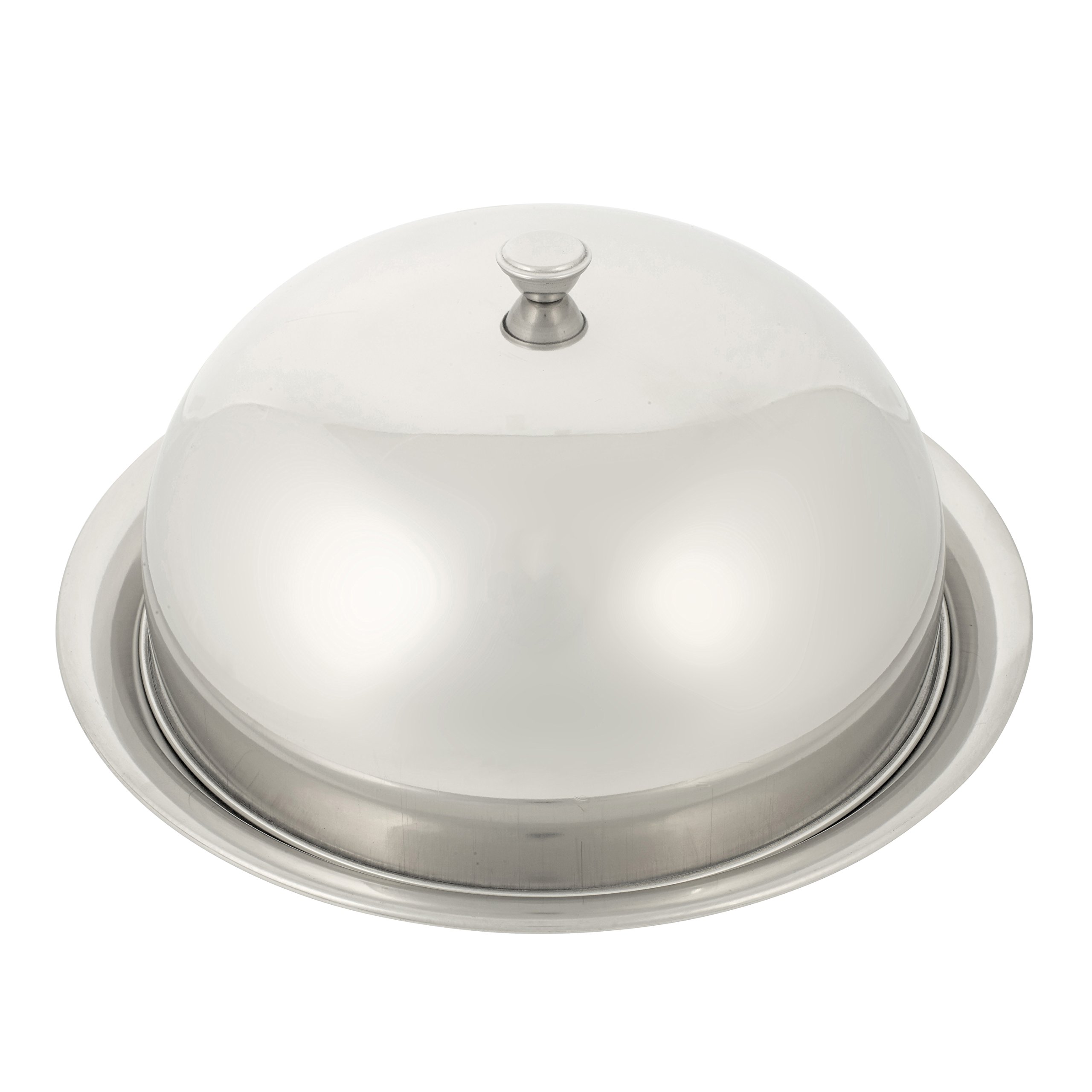 Acier inoxydable brossé Cloche, Acier inoxydable, 26 x 13 xm