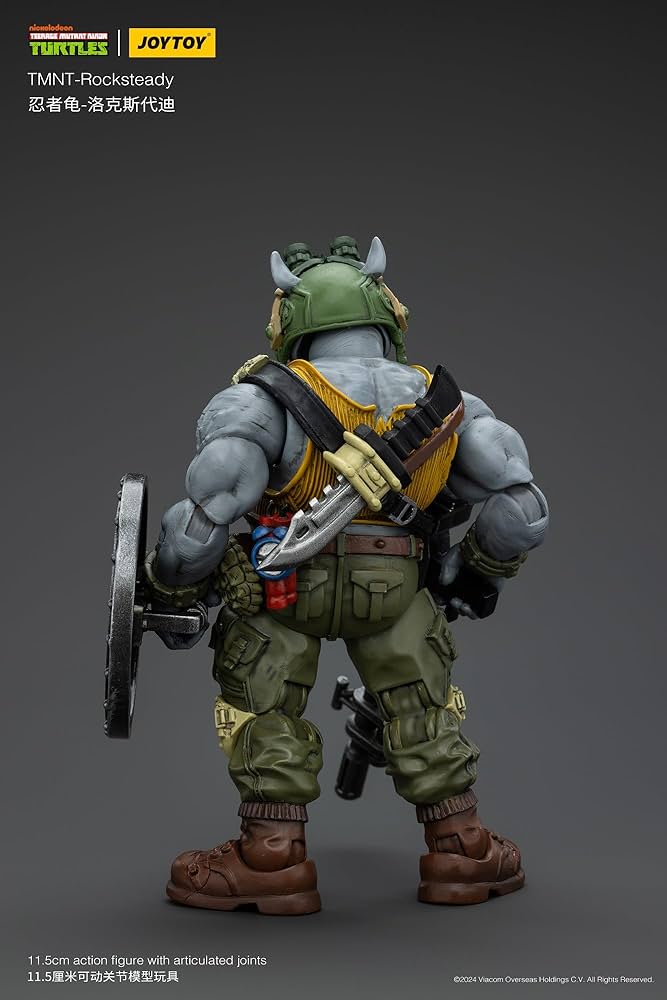 Amazon.co.jp: JOYTOY TMNT ミュータント タートルズ ロックステディ 1