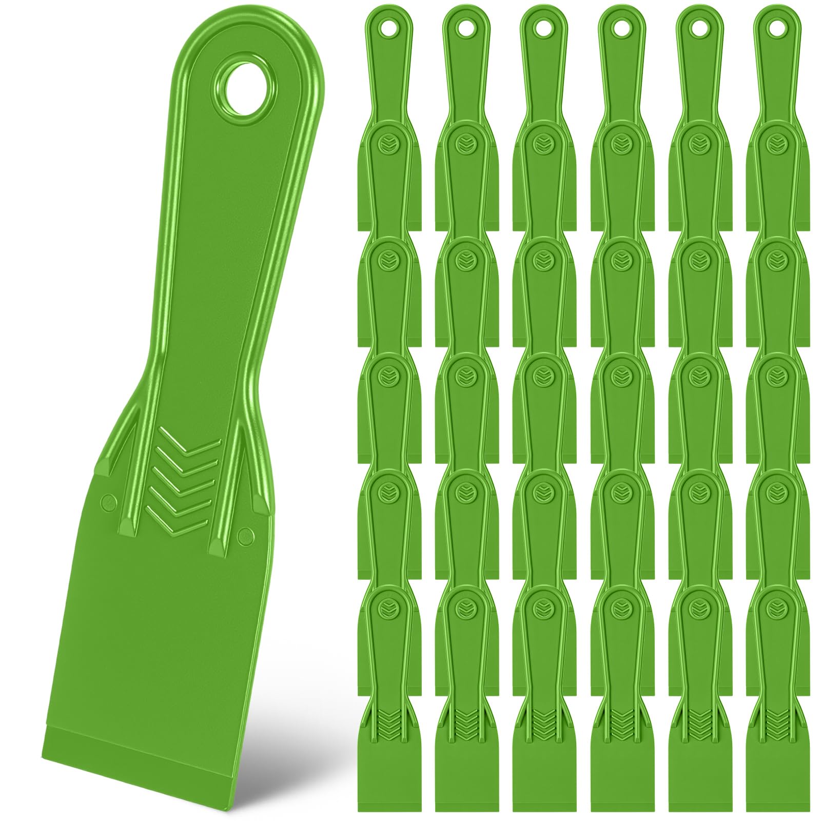 36 Pcs Plastic Putty Knife 2" Flexible Putty Knife Scraper, Black — Amazon image 9