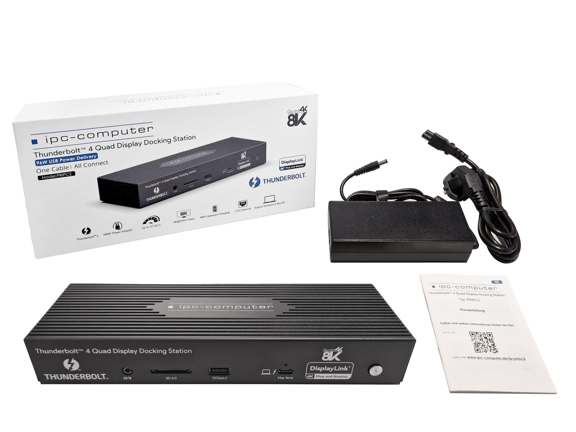 IPC-Computer PRIPC2 Original Thunderbolt 4 Port Replikator inkl. 160W Netzteil