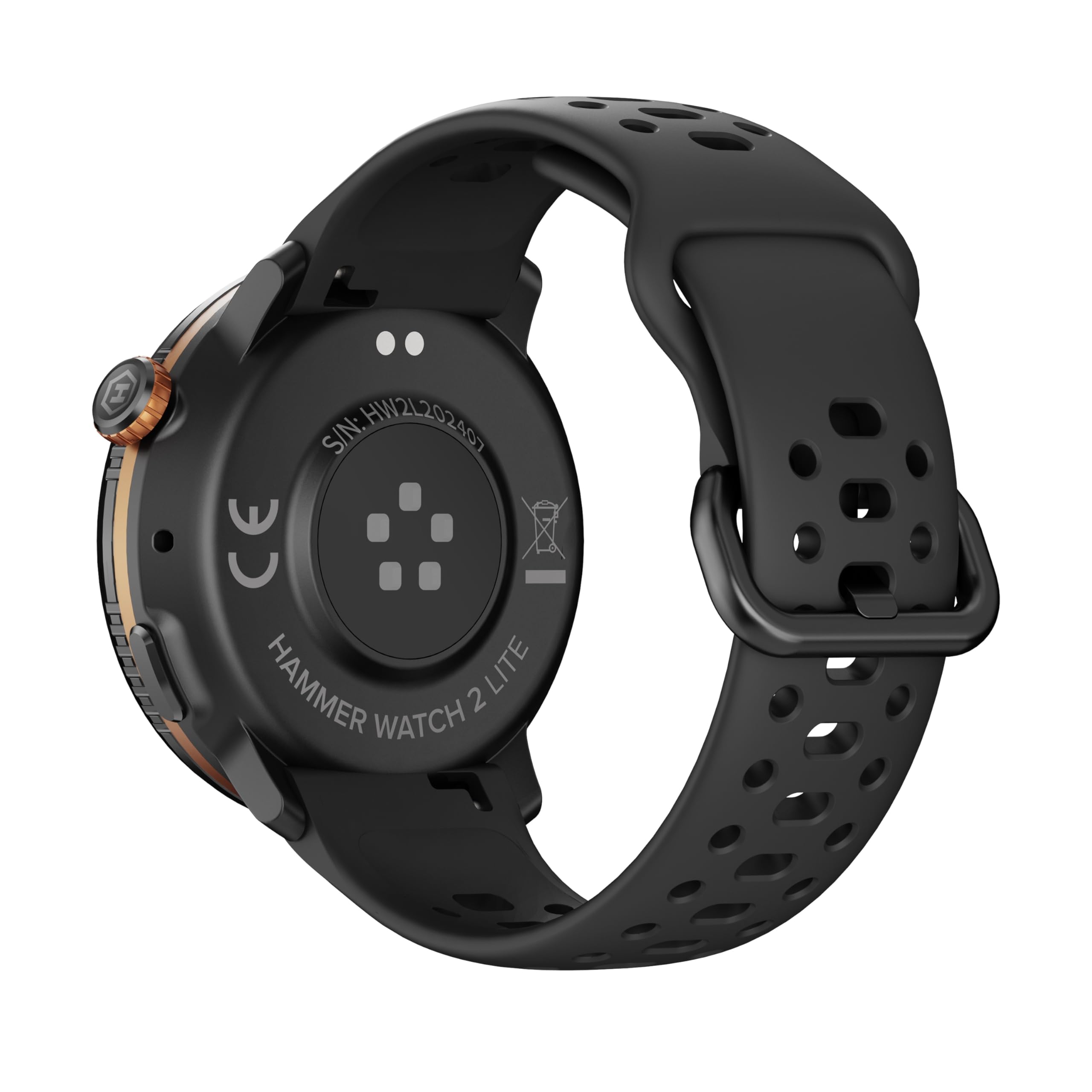 Hammer Smartwatch 2 Lite, schermo AMOLED da 1,43 pollici, funzione Always-on-Display, batteria da 370 mAh per un'autonomia fino a 15 giorni con una singola carica, impermeabilità 3 ATM, Bluetooth