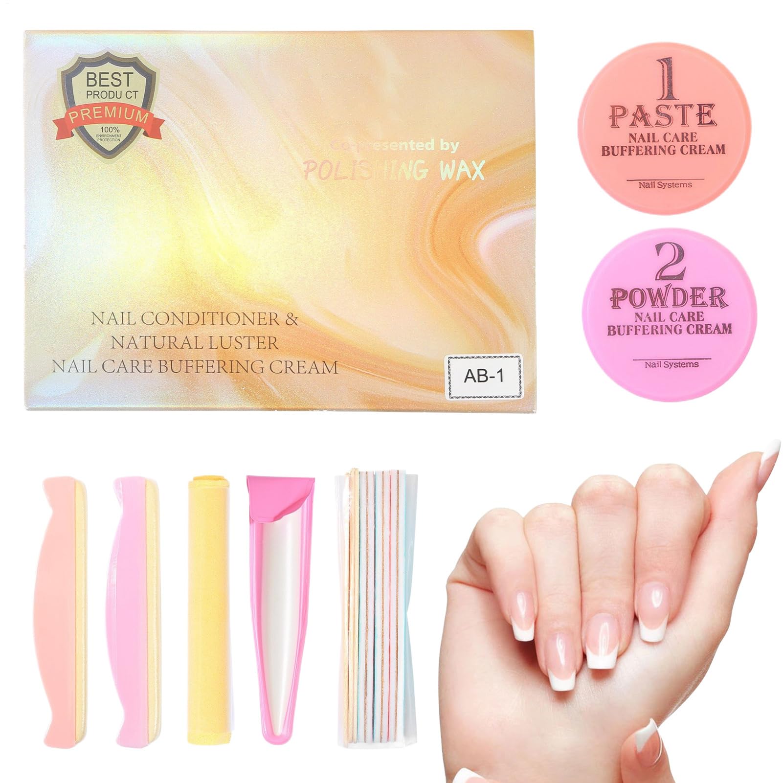 Kit De Manicura Con Pulidora De Y Utensilios De Belleza | Juego De Preparación De Uñas Naturales Para Mujeres Para Mujeres Principiante Hogar Boda Regalo Cumpleaños San Valentin